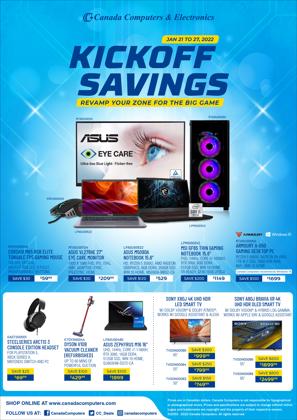 Electronics deals in the Canada Computers catalogue ( 2 days left)