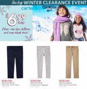 Kids, Toys & Babies offers in Ottawa | Winter Clearance Event in Carter's OshKosh | 2023-01-17 - 2023-01-31