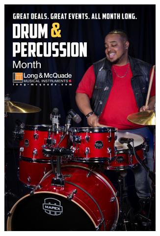 Long & McQuade catalogue | Drum & Percussion Month | 2022-05-02 - 2022-05-31