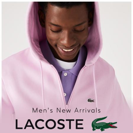 Luxury Brands offers in Vancouver | Men's New Arrivals in Lacoste | 2022-08-20 - 2022-10-14