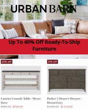 Urban Barn catalogue in Vancouver | Up To 40% Off Ready-To-Ship Furniture | 2023-01-07 - 2023-02-07