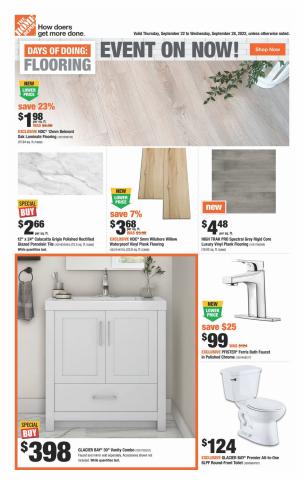 Home Depot catalogue in Courtenay | Weekly Flyer | 2022-09-22 - 2022-09-28