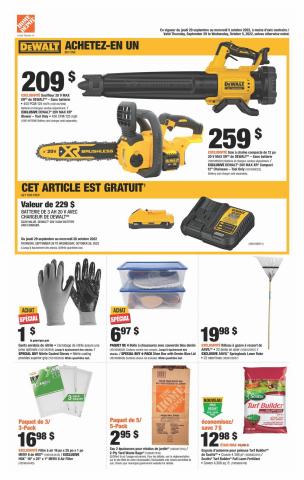 Garden & DIY offers in Montreal | Weekly Flyer in Home Depot | 2022-09-29 - 2022-10-05