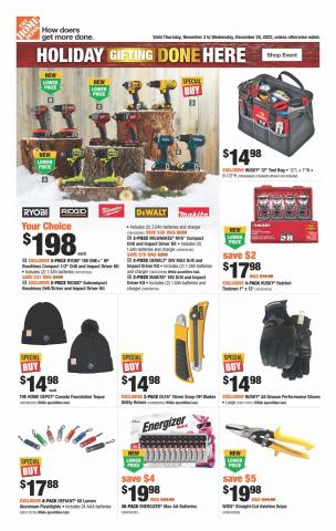Home Depot catalogue | Weekly Flyer | 2022-11-03 - 2022-12-28