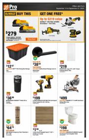 Home Depot catalogue | Pro Flyer_CP | 2023-09-14 - 2023-09-27