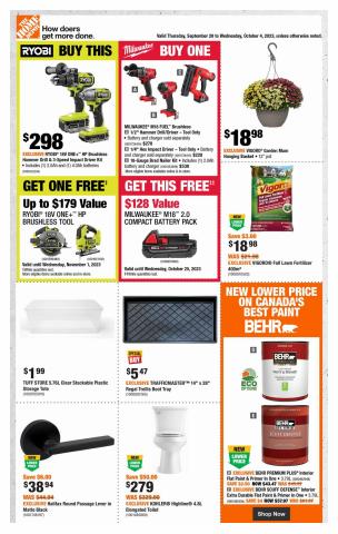 Home Depot catalogue in Edmonton | Weekly Flyer_CP | 2023-09-28 - 2023-10-04