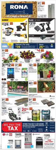 Garden & DIY offers in Montreal | RONA flyer in RONA | 2022-05-26 - 2022-06-01