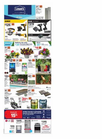 Garden & DIY offers in Edmonton | Weekly Flyer in Lowe's | 2022-05-26 - 2022-06-01