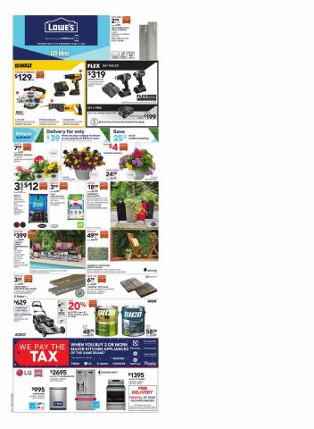 Garden & DIY offers in Vancouver | Weekly Flyer in Lowe's | 2022-05-26 - 2022-06-01