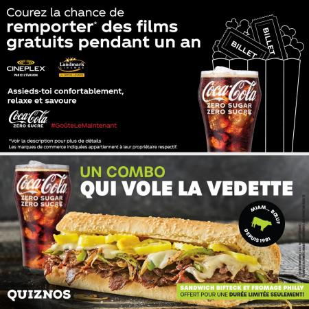 Quiznos catalogue in Montreal | Special Promotion | 2023-03-13 - 2023-04-30