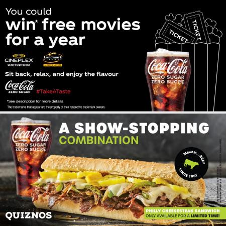 Quiznos catalogue in Montreal | Special Promotion | 2023-03-13 - 2023-04-30