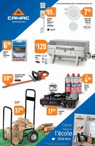 Canac catalogue in Montreal | Weekly Flyer | 2022-08-04 - 2022-08-10
