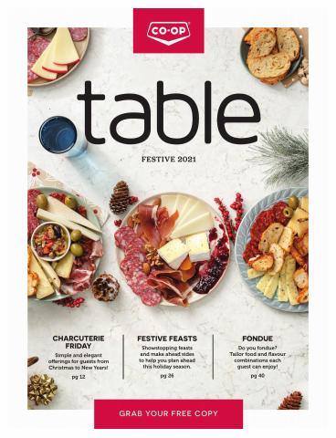 Co-op Food catalogue in Saskatoon | Table Magazine Festive 2021 | 2021-11-11 - 2024-01-01