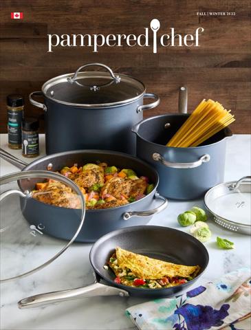 Offer on page 14 of the    Fall/Winter 2022   catalog of Pampered Chef