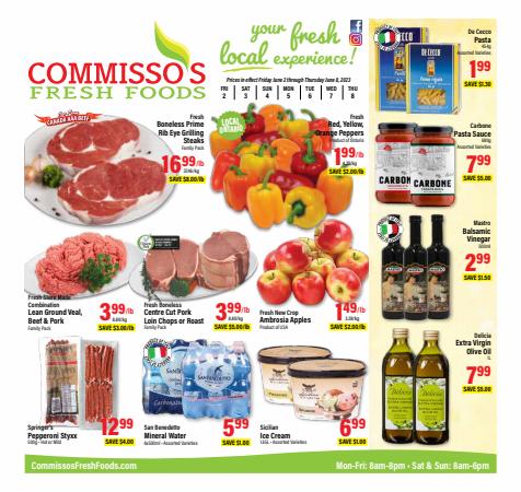 Commisso's Fresh Foods catalogue | Commisso's Fresh Foods weekly flyer | 2023-06-02 - 2023-06-08