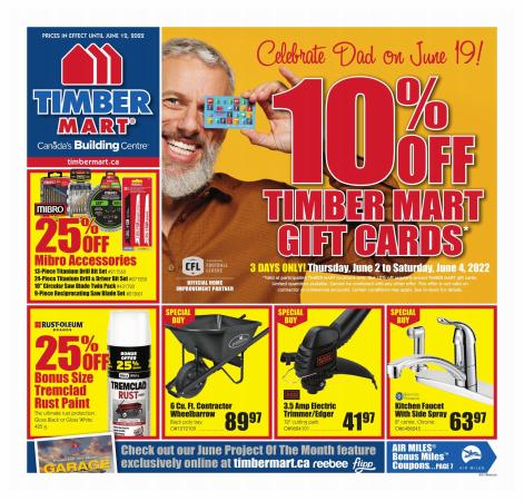 Timber Mart catalogue in The Pas | weeklyflyer | 2022-06-01 - 2022-06-12