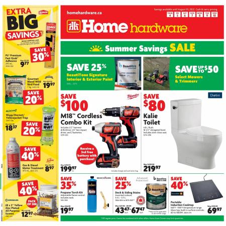 Home Hardware catalogue | Weekly Flyer | 2022-08-04 - 2022-08-10
