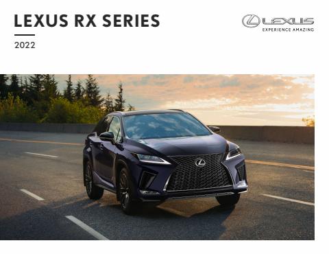 Offer on page 8 of the Lexus RX Series Brochure catalog of Lexus