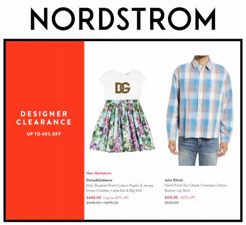 Nordstrom catalogue in Vancouver | Designer Clearance - Up to 40% OFF | 2022-06-15 - 2022-08-09