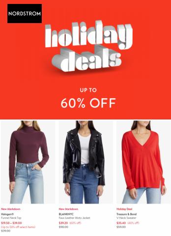 Clothing, Shoes & Accessories offers in Toronto | Holiday Deals up to 60% off in Nordstrom | 2022-11-15 - 2022-12-05