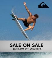 Quiksilver catalogue | Sale on Sale Extra 50% Off Sale Items | 2023-05-22 - 2023-06-05