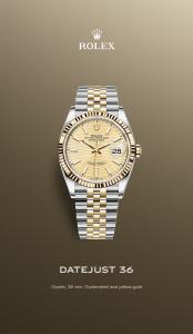 Offer on page 2 of the Rolex Datejust catalog of Rolex
