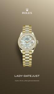 Offer on page 2 of the Rolex Lady Datejust catalog of Rolex