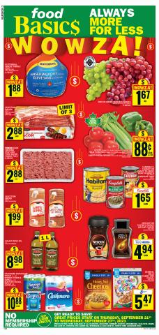 Food Basics catalogue in Hamilton | Food Basics weekly flyer | 2023-09-21 - 2023-09-27