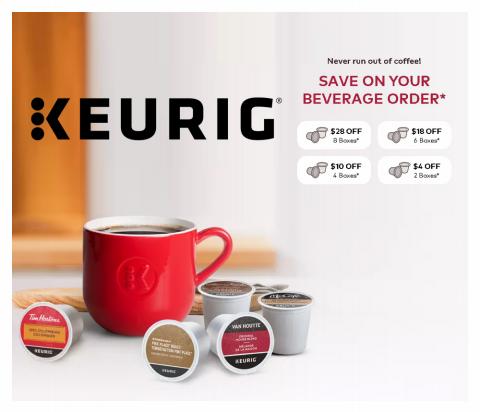 Keurig catalogue | Promotions | 2022-05-25 - 2022-08-08
