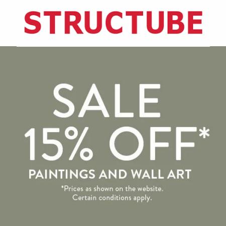 Structube catalogue | Sale 15% off | 2022-09-27 - 2022-10-05