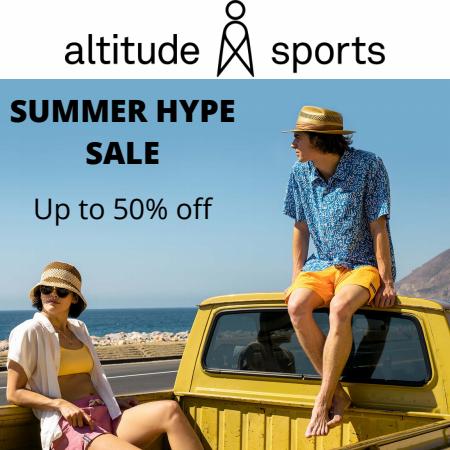 Altitude Sports catalogue | Summer Hype Sale Up to 50% off | 2022-06-28 - 2022-07-03