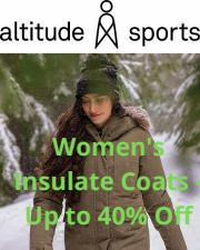 Altitude Sports catalogue | Women's Insulate Coats - Up to 40% Off | 2022-12-20 - 2023-02-20