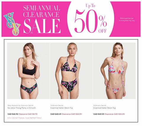 Victoria's Secret catalogue | Up to 50% OFF!! Semi-Annual Clearance Sale | 2022-06-16 - 2022-07-04