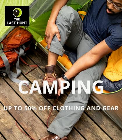 The Last Hunt catalogue | Up to 50% off camping clothing and gear | 2023-05-17 - 2023-06-17