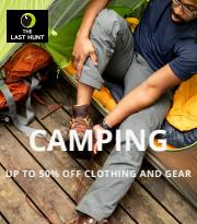 Clothing, Shoes & Accessories offers in Meadow Lake | Up to 50% off camping clothing and gear in The Last Hunt | 2023-05-17 - 2023-06-17