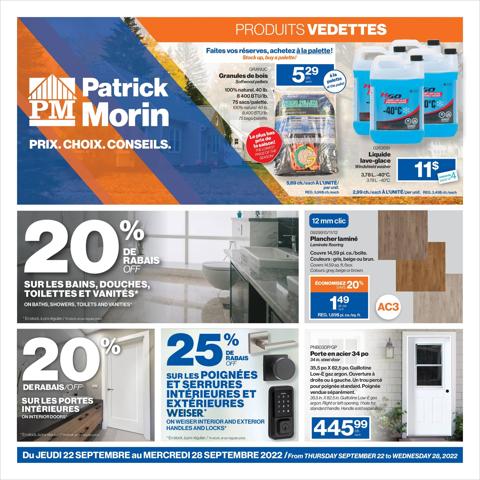 Patrick Morin catalogue | Weekly Flyer | 2022-09-22 - 2022-09-28