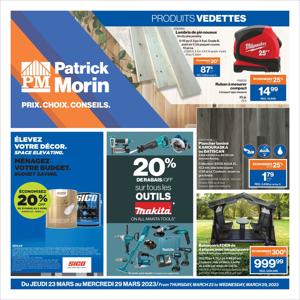 Patrick Morin catalogue | Weekly Flyer | 2023-03-23 - 2023-03-29