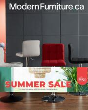 Home & Furniture offers in Quesnel | Modern Furniture Summer Slae up to 65% Off in Modern Furniture | 2023-08-25 - 2023-09-28
