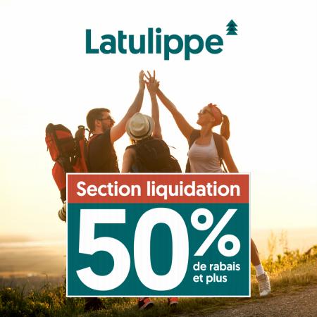Sport offers in Gatineau | Section Liquidation 50% de Rebais et Plus in Latulippe | 2022-06-27 - 2022-07-07