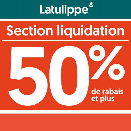 Sport offers in Toronto | Liquidation 50% in Latulippe | 2022-09-06 - 2022-10-06