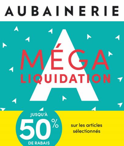 Aubainerie catalogue | Méga Liquidation Jusq'à 50% de Rabais | 2022-07-27 - 2022-08-07