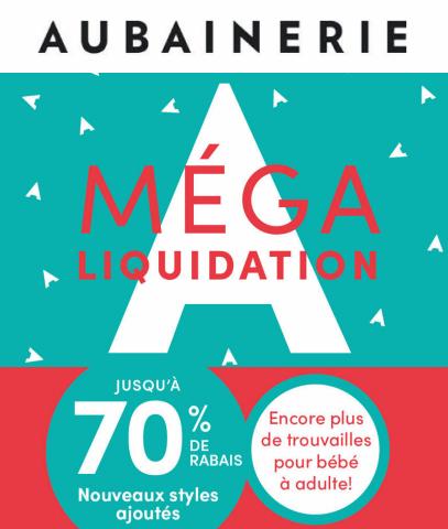 Aubainerie catalogue | Méga Liquidation Jusq'à 70% de Rabais | 2022-08-18 - 2022-09-28