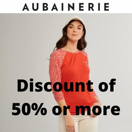 Aubainerie catalogue | Discount of 50% or more | 2022-09-29 - 2022-10-13