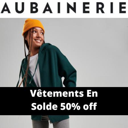 Clothing, Shoes & Accessories offers in Toronto | Vêtements En Solde 50% off in Aubainerie | 2022-10-31 - 2022-12-05