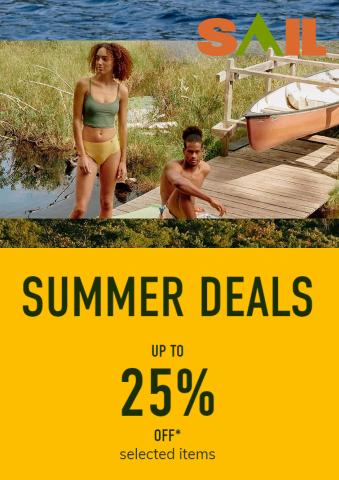 Sport offers in Montreal | Summer Deals up to25% off in Sail | 2022-07-01 - 2022-07-10