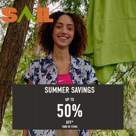 Sail catalogue | Summer Savings up to 50% off | 2022-07-19 - 2022-08-09