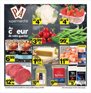 Grocery offers in Montreal | Spéciaux de la semaine in Supermarché PA | 2023-05-29 - 2023-06-04