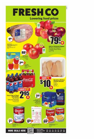 FreshCo catalogue in Bowmanville | FreshCo Weekly Special | 2022-09-22 - 2022-09-28