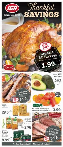 Market Place IGA catalogue in Port McNeill | Market Place IGA weekly flyer | 2022-09-30 - 2022-10-06