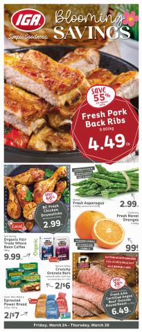 Market Place IGA catalogue in Vancouver | Market Place IGA weekly flyer | 2023-03-24 - 2023-03-30